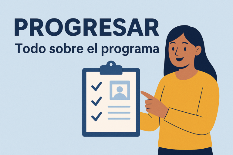 Estudiante argentino beneficiario de la Beca Progresar 2025 con mochila en la universidad