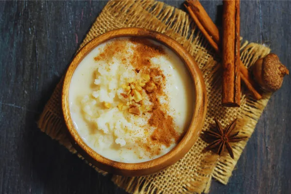arroz doce para festa junina